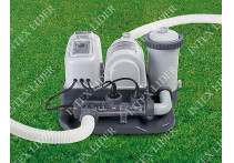 Хлорогенератор Krystal Clear SaltWater System™ с фильтрующим насосом INTEX, 220-240V 28674